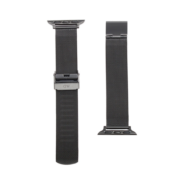 ダニエルウェリントン DANIEL WELLINGTON 替えベルトアップルウォッチ用 ラグ幅18mm dw01200019 Apple Watch38mm/40mm/41mm適応 メッシュ ブラック